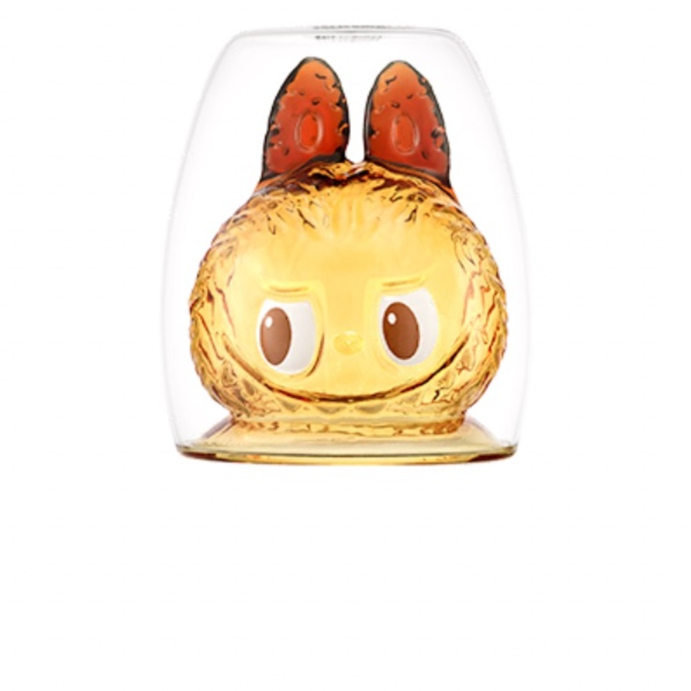 Pop Mart Warm Heart Cheers Monster Figure drink ware glass!